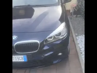 Usata BMW 218 Active Tourer Advantage 150 CV (110 kW) 2014 Blu/azzurro Monovolume