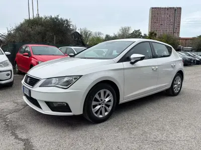 Usata Seat Leon Style 116 CV (85 kW) 2020 Bianco Berlina