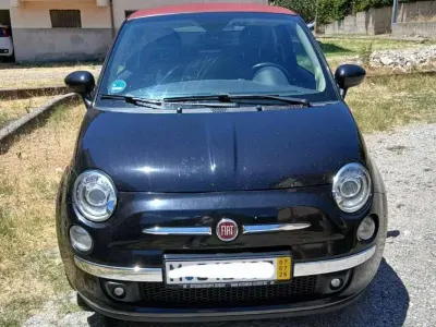 Usata Fiat 500C Lounge 95 CV (69 kW) 2013 Nero Cabrio