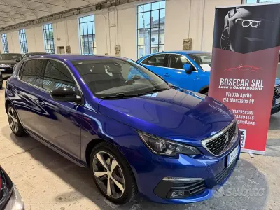 Usata Peugeot 308 GT-line 131 CV (96 kW) 2018 Bluazzurro Berlina