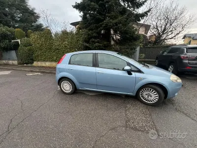 Brugt Fiat Punto 75 HK (55 kW) 2007 Blå Hatchback