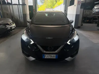 Używany Nissan Micra Tekna 90 KM (66 kW) 2017 Czarny Hatchback