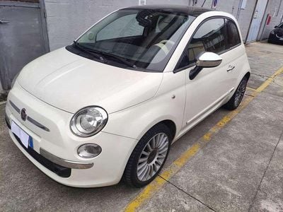 Usata Fiat 500 Lounge 69 CV (50 kW) 2009 Bianco Utilitaria