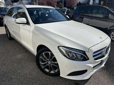 Usata Mercedes C220 Exclusive 170 CV (125 kW) 2016 Polarweiss  unilack Station wagon