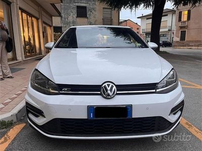 Usata VW Golf VII R-line 2019 Bianco Berlina