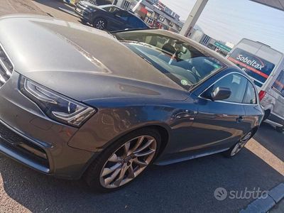 Usata Audi A5 S-Line 177 CV (130 kW) 2016 Grigio Coupé