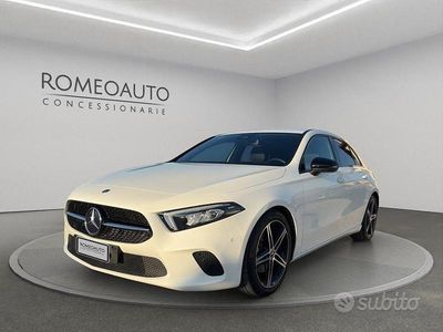 Usata Mercedes A180 116 CV (85 kW) 2021 Bianco perlato Berlina