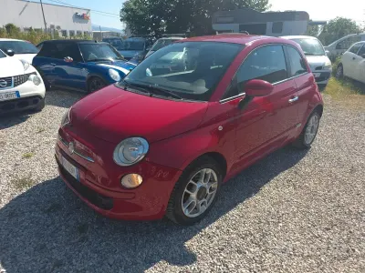 Usata Fiat 500 69 CV (50 kW) 2009 Rosso Cabrio