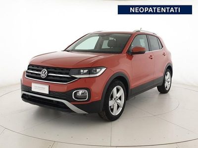 Energetic orange metallizzato Usata 2021 VW T-Cross Advance SUV | 20.900 € (Buon prezzo)