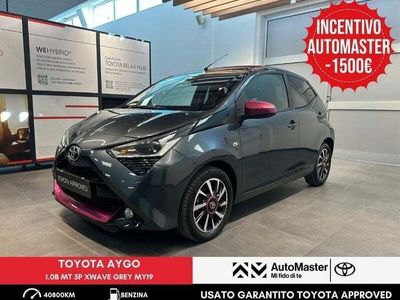 usata Toyota Aygo Connect 1.0 VVT-i 72 CV 5 porte x-wave grey del 2020 usata a Ferrara