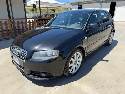 Usata Audi A3 S-Line 140 CV (102 kW) 2008 Nero Utilitaria