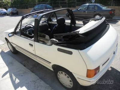 Usata Peugeot 205 54 CV (39 kW) 1990 Bianco Cabrio