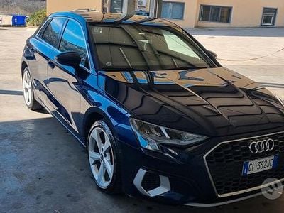 Usata Audi A3 Advanced 150 CV (110 kW) 2022 Blu Berlina