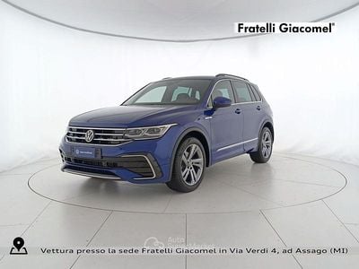 Usata VW Tiguan R-line 150 CV (110 kW) 2022 Lapiz blue metallizzato SUV