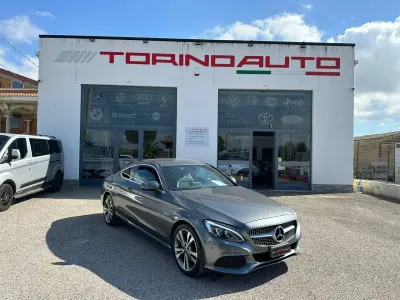 Usata Mercedes C220 170 CV (125 kW) 2017 Grigio Coupé