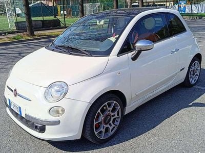 Usata Fiat 500 Lounge 101 CV (74 kW) 2008 Bianco Utilitaria