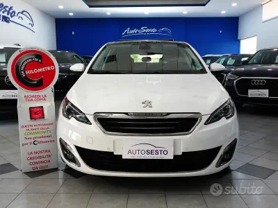 Usata Peugeot 308 Allure 120 CV (88 kW) 2016 Bianco Berlina
