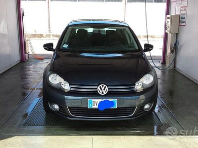 Usata VW Golf VI 110 CV (80 kW) 2009 Blu Utilitaria