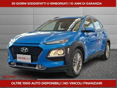Usata Hyundai Kona Comfort 120 CV (88 kW) 2018 Blu SUV