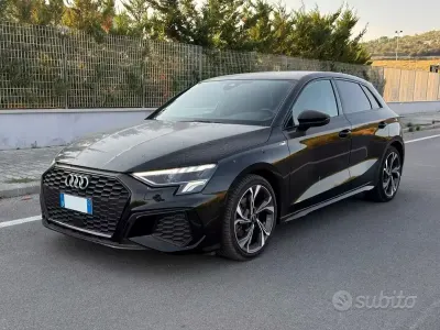 Usata Audi A3 S-Line 150 CV (110 kW) 2022 Nero Berlina