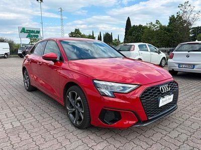 Usata Audi A3 Ambiente 150 CV (110 kW) 2022 Rosso Berlina