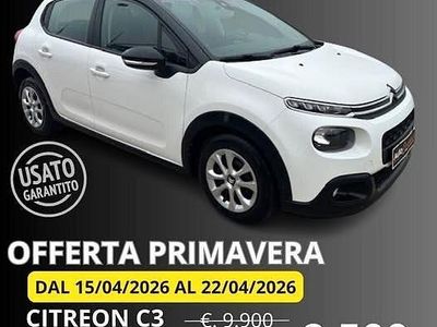 Usata Citroën C3 Shine 101 CV (74 kW) 2019 Bianco Utilitaria