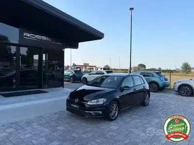 Usata VW Golf VII 116 CV (85 kW) 2019 Nero Berlina