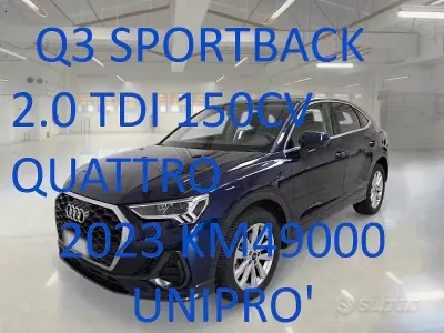 Usata Audi Q3 Sportback Ambiente 150 CV (110 kW) 2023 Blu/azzurro SUV