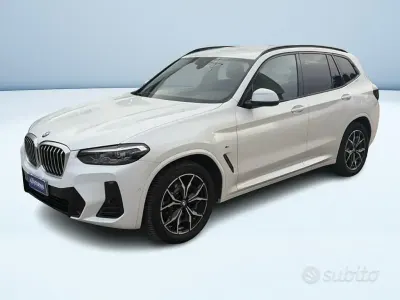 Usata BMW X3 M Sport 190 CV (139 kW) 2021 Bianco SUV