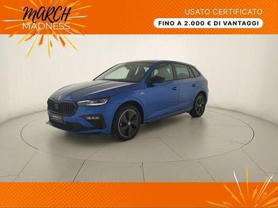 Usata Skoda Scala Monte Carlo 116 CV (85 kW) 2024 Blu race metallizzato Utilitaria