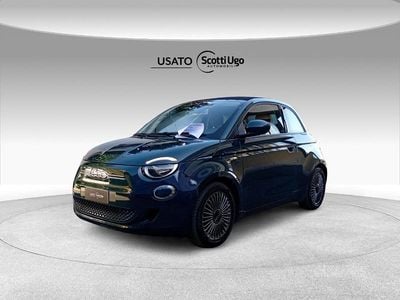 Usata Fiat 500e Icon 86 kW (118 CV) 2022 Blu Cabrio