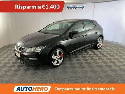Usata Seat Leon FR 116 CV (85 kW) 2019 Nero Berlina