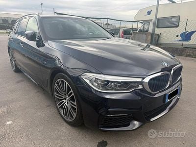 Usata BMW 520 M Sport 190 CV (139 kW) 2018 Blu Station wagon