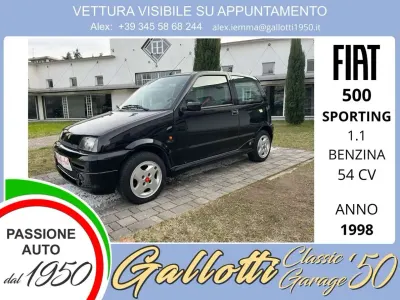 Second-hand Fiat Cinquecento 54 CP (39 kW) 1998 Negru Hatchback