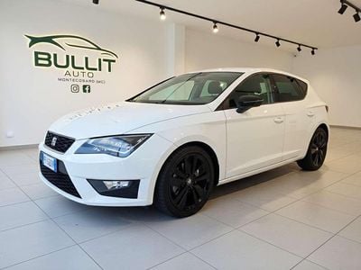 Usata Seat Leon Black Edition 150 CV (110 kW) 2017 Bianco Berlina