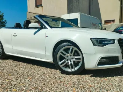Usata Audi A5 S-Line 176 CV (129 kW) 2014 Bianco Coupé