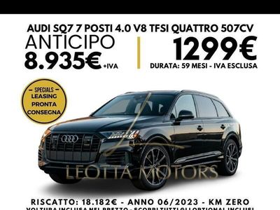 usata Audi SQ7 7 POSTI 4.0 V8 TFSI QUATTRO 507CV