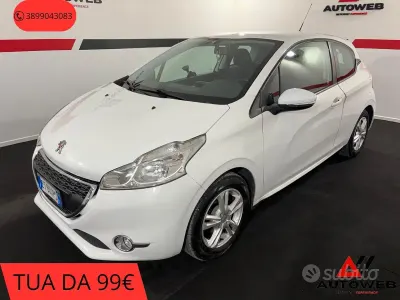 Usata Peugeot 208 Allure 82 CV (60 kW) 2013 Bianco Utilitaria