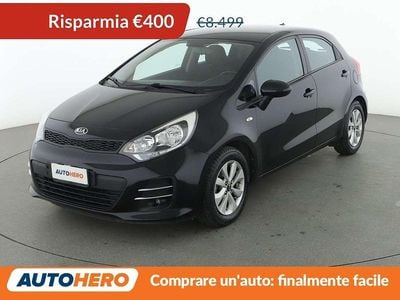 Usata Kia Rio Active 75 CV (55 kW) 2017 Nero Utilitaria