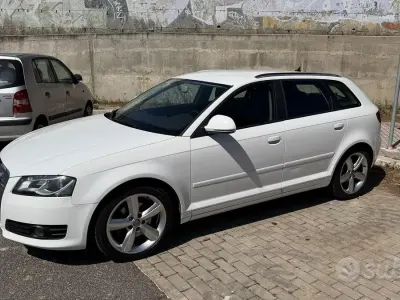 Usata Audi A3 Sportback 140 CV (102 kW) 2008 Bianco Utilitaria