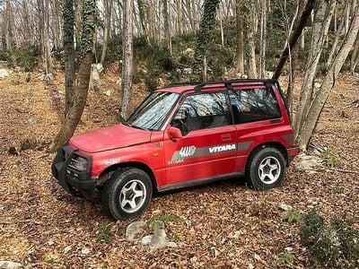 Usata Suzuki Vitara 77 CV (56 kW) 1990 Rosso Cabrio