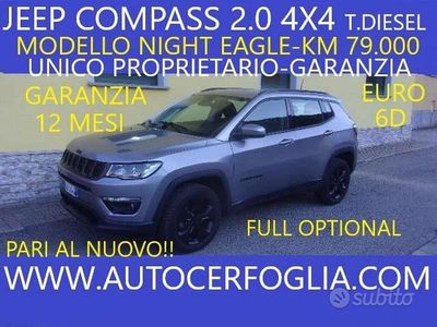 Usata Jeep Compass Night Eagle 140 CV (102 kW) 2019 Grigio SUV