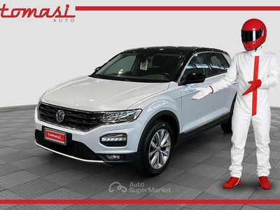 Usata VW T-Roc Style 150 CV (110 kW) 2019 White silver metallizzato con tetto nero SUV