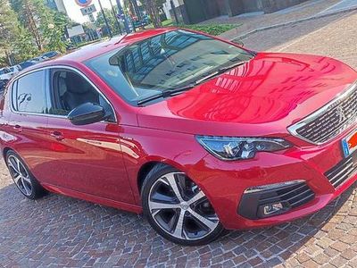 Usata Peugeot 308 GT-line 131 CV (96 kW) 2018 Rosso Berlina
