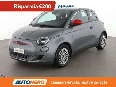 Usata Fiat 500e Red 69 kW (95 CV) 2022 Grigio Berlina