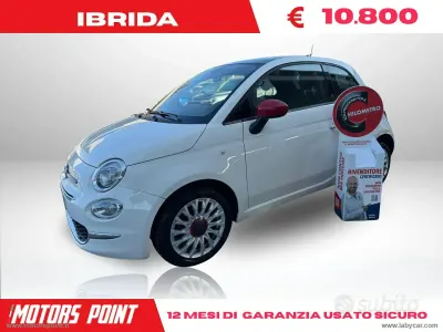Usata Fiat 500 Red 69 CV (50 kW) 2022 Bianco Berlina