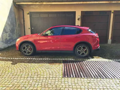 Usata Alfa Romeo Stelvio Tech Edition 209 CV (153 kW) 2019 Rosso SUV