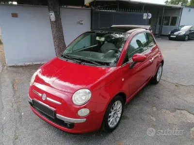 Usata Fiat 500 Sport 69 CV (50 kW) 2012 Rosso Cabrio