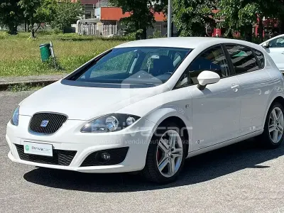 Usata Seat Leon Copa 105 CV (77 kW) 2011 Bianco Utilitaria