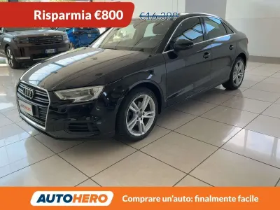 Usata Audi A3 110 CV (80 kW) 2017 Nero Berlina